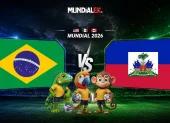 Brasil vs Haití en la fecha 2 del Grupo 2 del Mundial 2026.