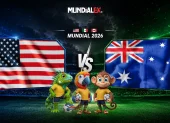 Estados Unidos y Australia se enfrentan por el Grupo D del Mundial 2026.