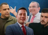 Vicko Villacís, Cristian Zamora, Javier Pincay y Aquiles Álvarez enfrentan procesos en la justicia ordinaria y electoral del Ecuador.
