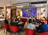 En la Panadería Erick será posible ver los partidos comiendo postres.