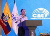 Diana Atamaint ha sido presidenta del CNE desde 2018, cuando se posesionó el actual Pleno.