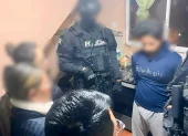 Fiscalía y Policía allanaron cuatro inmuebles en Guayllabamba durante la investigación.