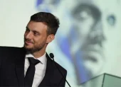 Martín Anselmi, en la presentación del Elche, imagen difundida por el club.