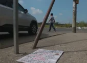 En este punto de la ciudadela El Recreo fueron atacadas las dos mujeres mientras esperaban el bus.