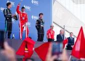 Lewis Hamilton celebró en el Gran Premio de Barcelona-Cataluña.