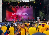 Johann Vera se presentó ante miles de aficionados ecuatorianos en el FIFA Fan Festival de Filadelfia, donde puso música a la previa del debut de la Tri frente a Costa de Marfil en el Mundial 2026.