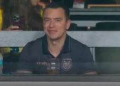 El presidente Daniel Noboa asistió al debut de Ecuador.