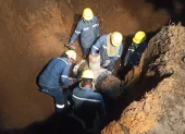 El poliducto Esmeraldas–Santo Domingo ha registrado al menos dos incidentes vinculados a perforaciones clandestinas en 2026, uno en abril (foto) y otro en junio.