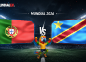 Mundial 2026: Portugal y Congo se miden en fase de grupos.