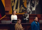 Mishel Mancheno presidió la sesión del CAL en la que se calificaron seis proyectos de ley para su trámite en comisiones legislativas.