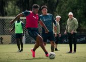 Los jugadores de Liga de Quito realizan una mini pretemporada.