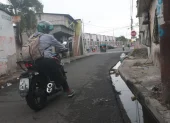 En este lugar fueron encontrados los dos cuerpos a los que les habían prendido fuego.