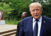 El presidente Donald Trump en la cumbre del G7, este 16 de junio.