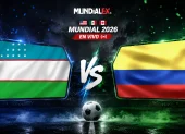 Uzbekistán - Colombia, partido de fase de grupos del Mundial 2026.