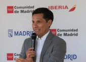 Jefferson Pérez, vicepresidente del COE, durante una reunión oficial del organismo.