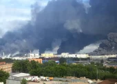 La refinería de Kapotnia, al sureste de la capital rusa, se incendió en las últimas horas debido a un ataque masivo de drones ucranianos contra Moscú.