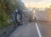 La emergencia ocurrió en el sector de Santa Rosa, sobre la avenida Simón Bolívar, en Quito.