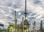 Parte de la infraestructura de la estatal petrolera, Petroecuador.