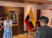 La embajadora de Reino Unido en Ecuador, Elizabeth Green.