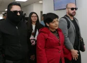 Amanda y Tamia Villavicencio llegaron a la audiencia preparatoria de juicio, que se desarrolló este 19 de junio de 2026 en el Complejo Judicial Norte de Quito.
