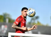 Kendry Páez solo anotó un gol mientras jugó con River Plate.