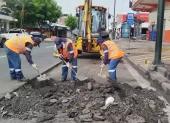La calle Los Ríos vuelve a ser intervenida