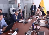 Andrés Castillo (ADN) preside la Comisión de Seguridad durante la ausencia temporal de la asambleísta Inés Alarcón (ADN).