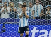 El delantero de Argentina Leo Messi tras fallar un penalti en el partido del Mundial 2026 entre Argentina y Austria, este lunes en Arlington, Texas.