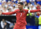 Cristiano Ronaldo reacciona en el duelo entre Portugal y Uzbekistán, en el Mundial 2026.