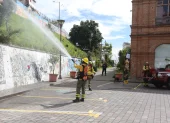 Se reforzó el contingente operativo con la incorporación de 145 brigadistas y bomberos forestales de temporada.