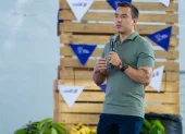 El presidente Daniel Noboa cumplió agenda en Manabí.