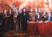 En 1820, la provincia de Guayaquil declaró su independencia de España y un Colegio Electoral, compuesto por 57 representantes de 27 pueblos, designó a Olmedo como la máxima autoridad del Ejecutivo.