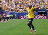 Nilson Angulo fue el encargado de poner el primer gol de Ecuador ante Alemania.