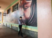 Los murales se realizaron en la fachada del edificio patrimonial de la Casa de la Cultura Ecuatoriana, núcleo de Guayas, en el centro de Guayaquil.