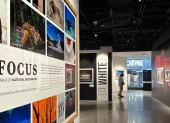 Fotografía del 22 de junio de la sección 'En Foco', una exhibición en el Museo de la Exploración de la NatGeo, el nuevo museo de la National Geographic en Washington.