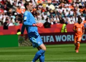 Manuel Neuer de Alemania reacciona este sábado, en un partido del grupo E del Mundial de la FIFA 2026 entre Alemania y Costa de Marfil en el estadio BMO en Toronto.
