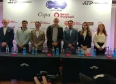 El Challenger de Quito fue presentado, con Andrés Gómez (c) como figura central de la organización.