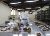Las excavaciones en el Parque Arqueológico Rumipamba continúan revelando vestigios.