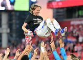 Mundial 2026: Luka Modric, celebrado por su carrera con Croacia.