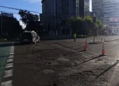 Los cierres viales en la zona comenzaron a las 06:00 y afectan la circulación en sentido occidente-oriente.