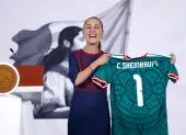 Claudia Sheinbaum, durante conferencia de prensa.