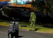 Especialistas del GIR realizaron una detonación controlada de la granada hallada en el sector de La Ofelia.