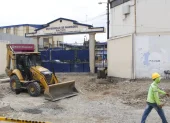 El cierre también afecto a la Universidad de Guayaquil. Esta zona ya fue reabierta.