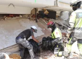 Los bomberos de Guayaquil han aportado en los rescates en Venezuela.