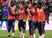 Mundial 2026: Ecuador en el calentamiento para medir a México.