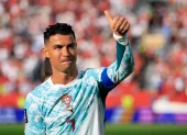 Cristiano Ronaldo en la previa del partido entre Portugal y Croacia, en el Mundial 2026.