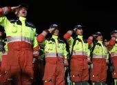 El equipo USAR ECU - 01 aterrizó en Latacunga la noche del 2 de julio.
