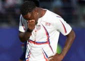 Folarin Balogun, jugador de EE. UU. expulsado en el Mundial 2026. La FIFA lo perdonó.