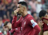 Cristiano Ronaldo lloró al final del partido de Portugal ante España, tras quedar eliminado del Mundial 2026.