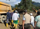 Se trató de un deslizamiento de tierra en la zona alta del río Canzama.